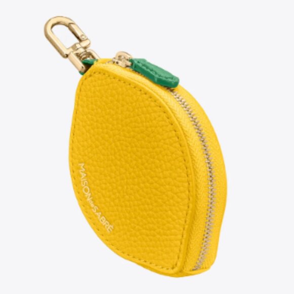 The SABRÉMOJI™ Fruit Coin Purse - Lemon - Picture 1 of 2